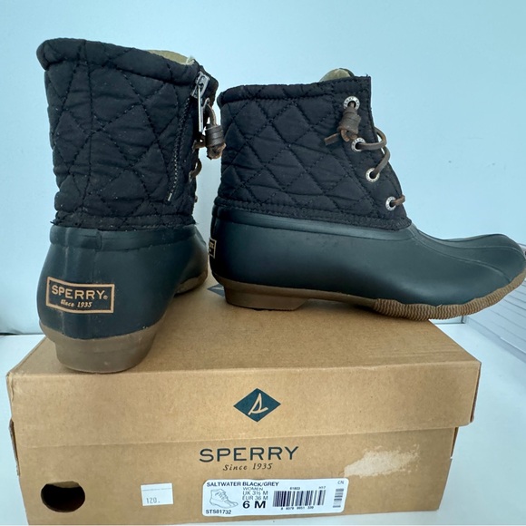 Sperry Saltwater Quilted Rain Boot - Picture 7 of 10